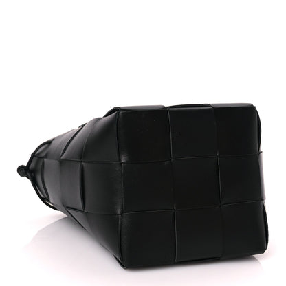 Bottega Veneta Nappa Maxi Intrecciato Cassette Bucket Bag Black 3 of 8