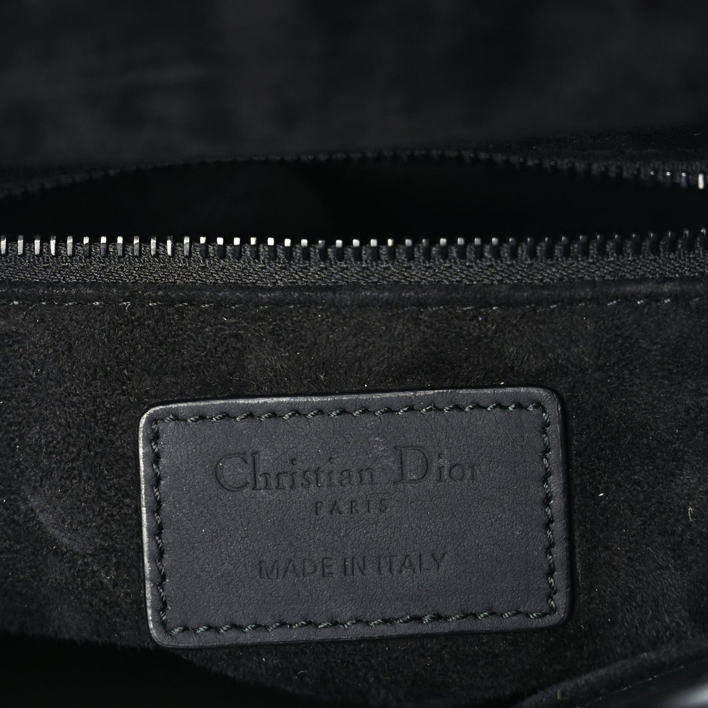 Ultra Matte Calfskin Cannage Small My ABCDior Lady Dior Black