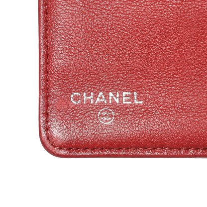 Chanel Caviar Timeless CC Yen Wallet Red 8 of 12