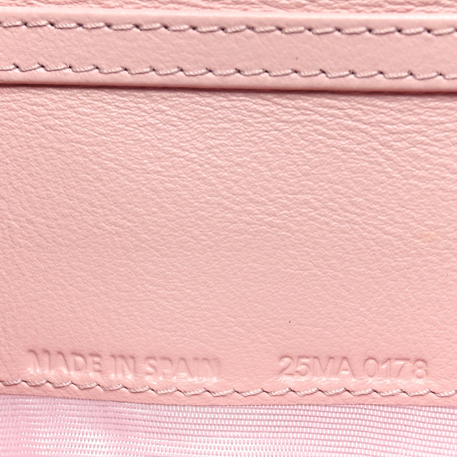 Christian Dior Patent Cannage Lady Dior Rendezvous Wallet On Chain Light Pink 7 of 11