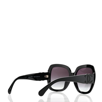 Chanel Acetate Square Sunglasses 71391 Black 4 of 7