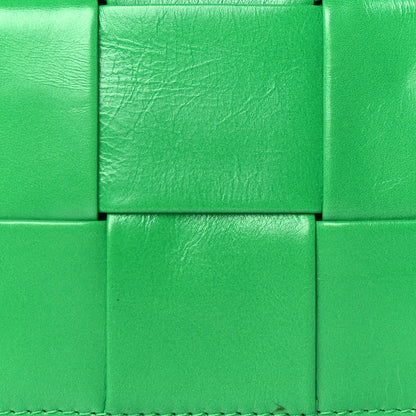 Bottega Veneta Crinkled Lambskin Maxi Intrecciato Extra Mini Cassette Crossbody Bag  Parakeet 6 of 8