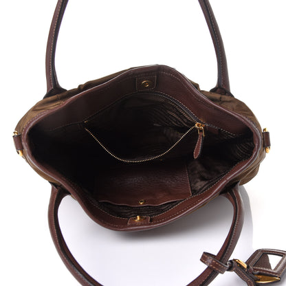 Prada Tessuto Nylon Shoulder Bag Cocco 6 of 12