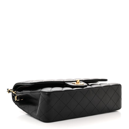 Chanel Lambskin Quilted Medium Double Flap Black 4 of 10