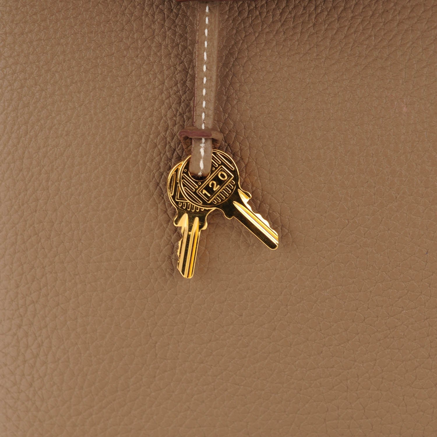 Hermes Togo Kelly Retourne 32 Etoupe 12 of 22