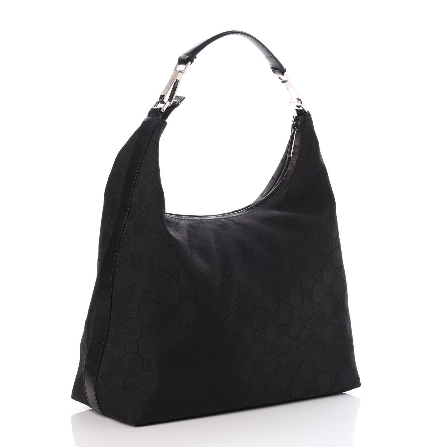 Nylon Monogram Hobo Black