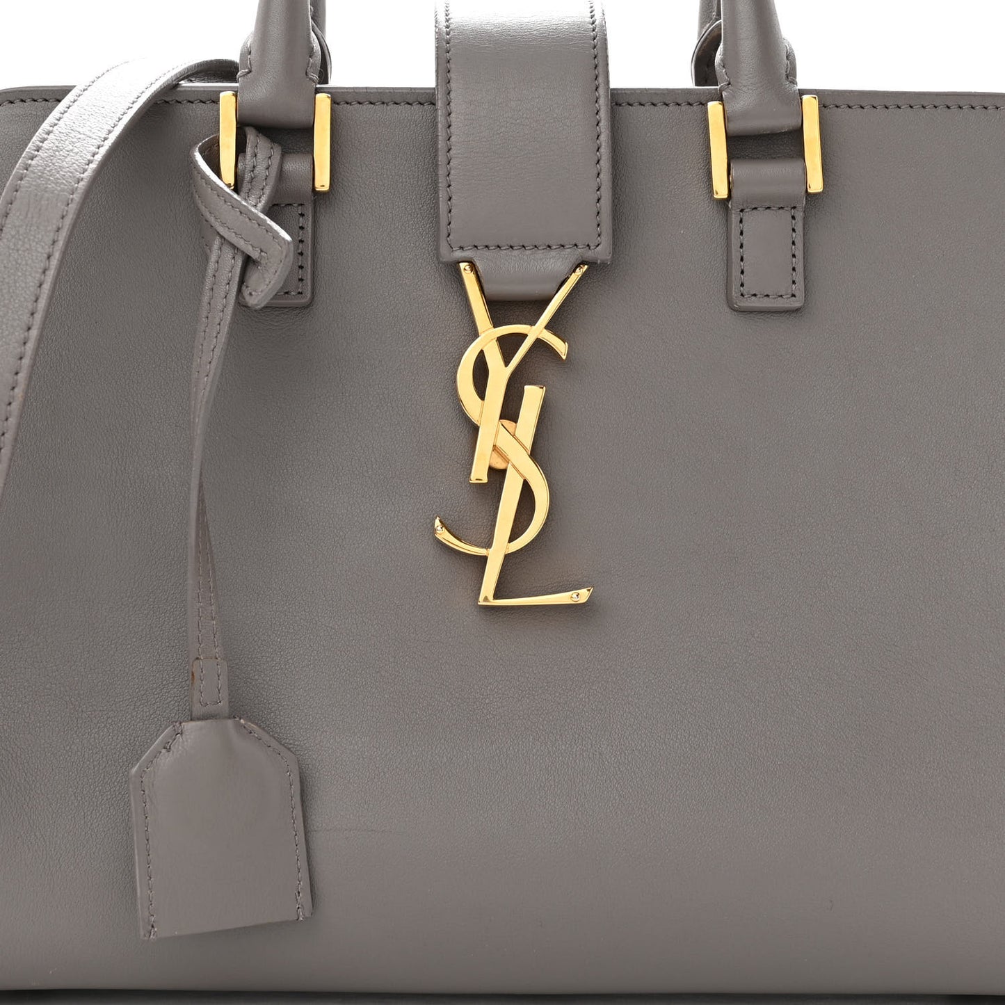 Calfskin Monogram Baby Cabas Fog