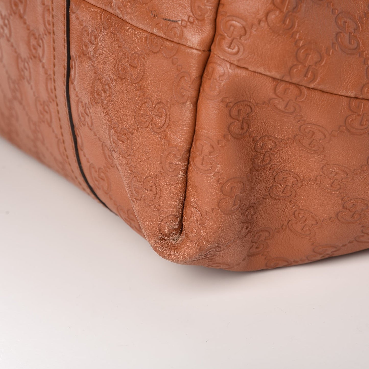 Guccissima Vitello Tender Large Joy Tote Saffron