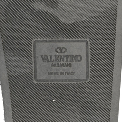 Valentino Garavani Rubber Rockstud Slide Sandals 36 Black 7 of 8