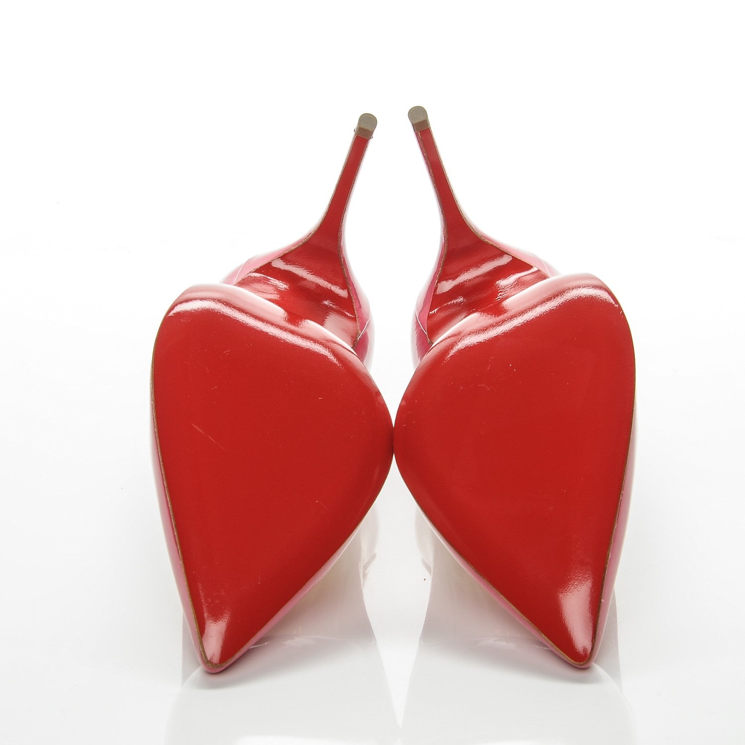 Christian Louboutin Patent Pigalle Follies 100 Pumps 36.5 Bonbon 7 of 7