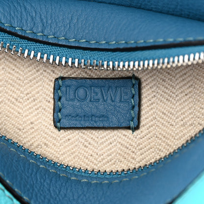 Loewe Calfskin Mini Puzzle Bag Dark Lagoon Black 6 of 12