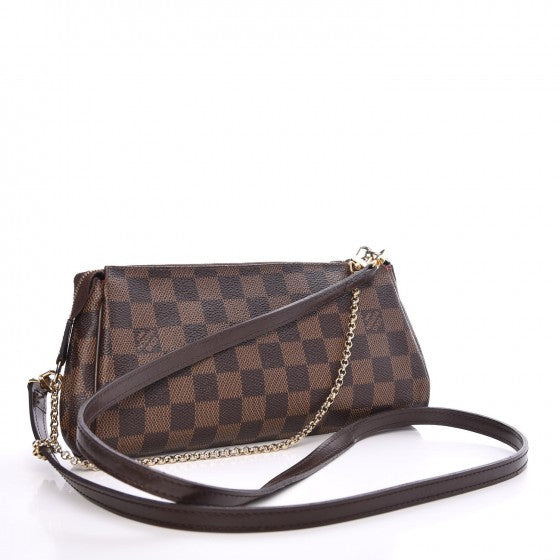 Louis Vuitton Damier Ebene Eva Clutch 3 of 11