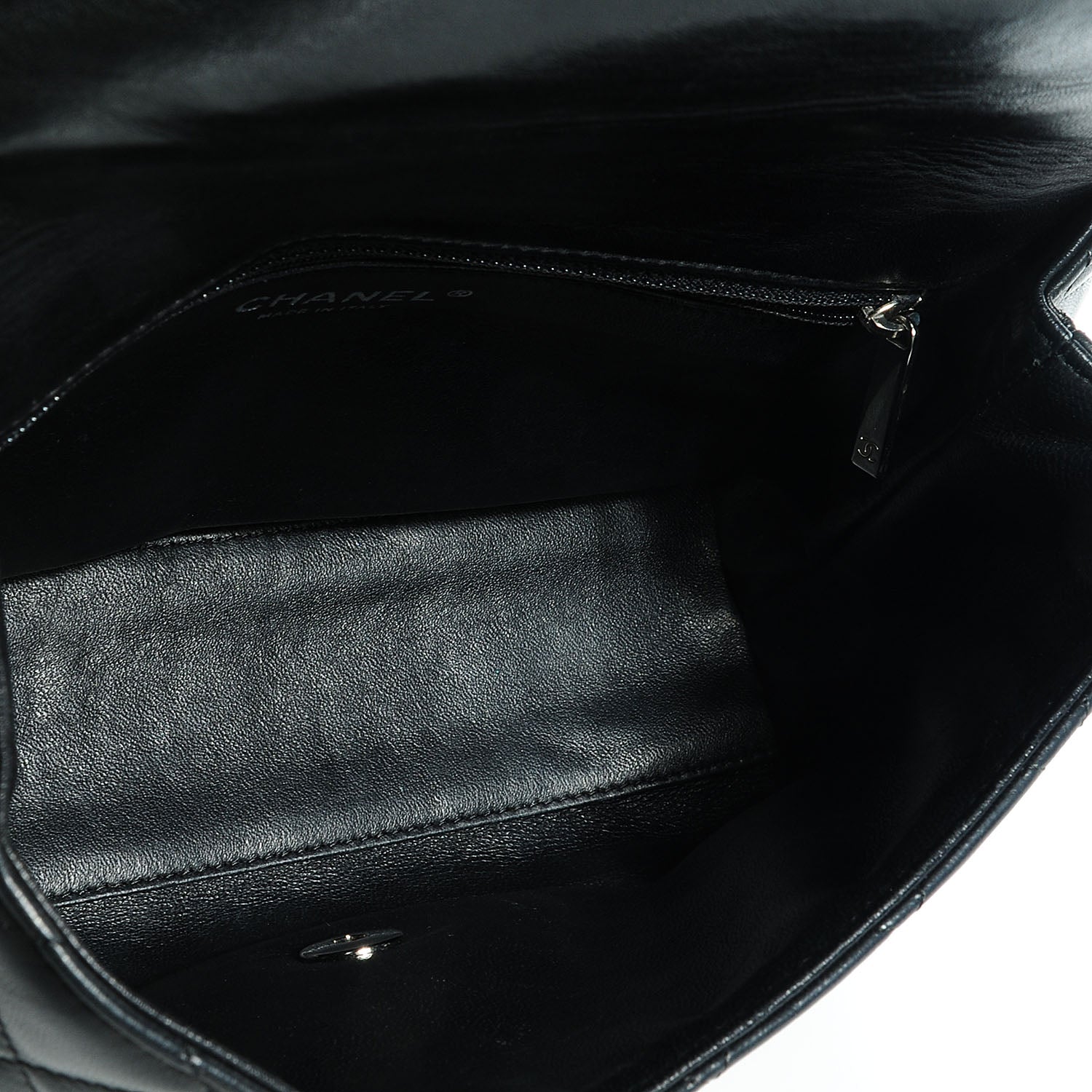 Chanel Lambskin Quilted Kelly Medium Flap Bag Black 6 of 8