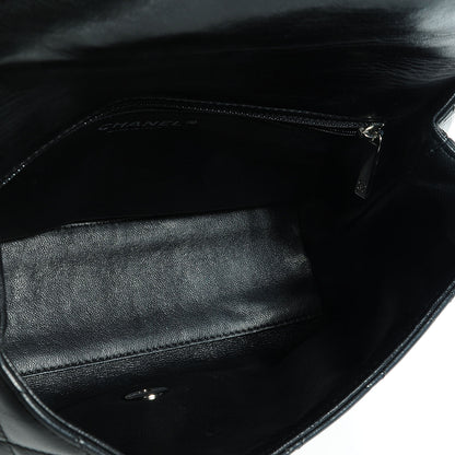 Chanel Lambskin Quilted Kelly Medium Flap Bag Black 6 of 8