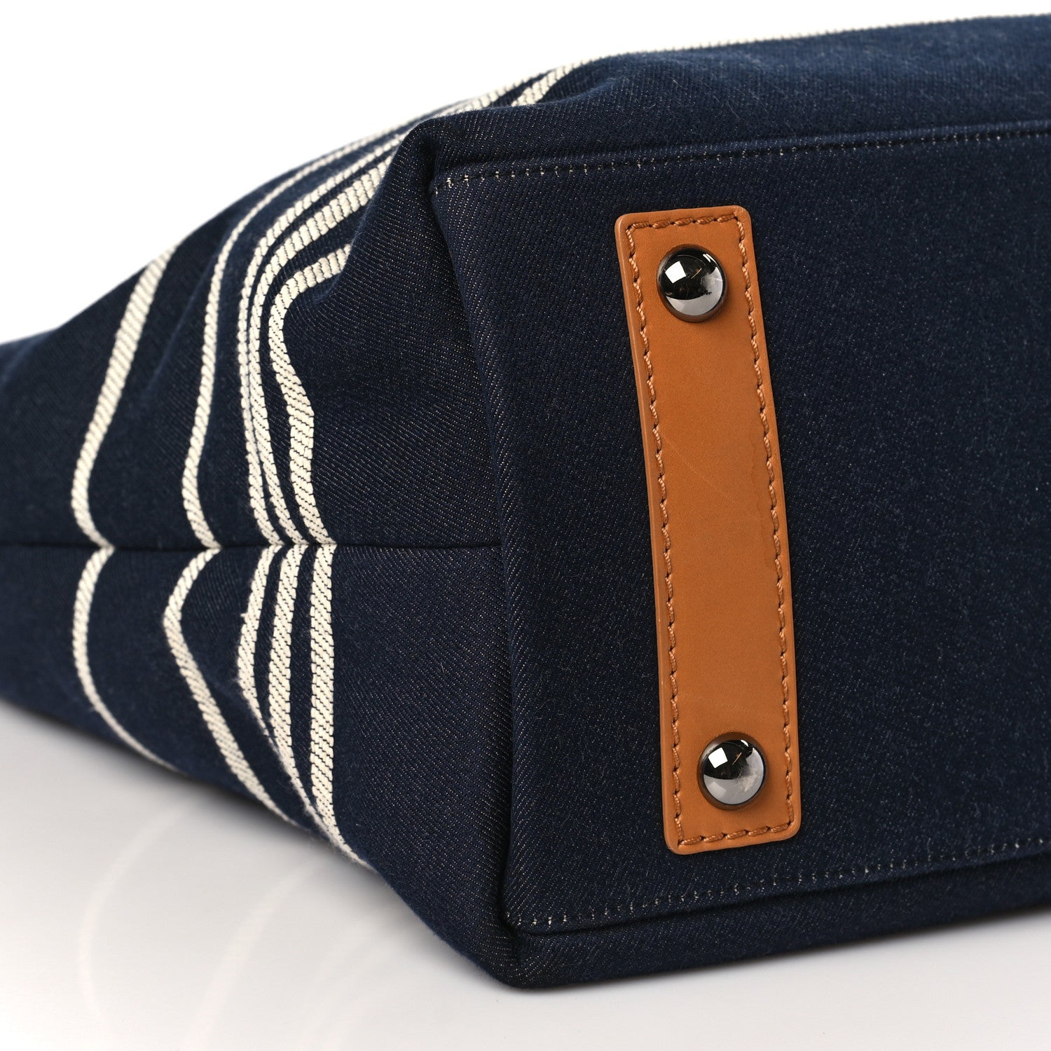 Chanel Denim Large Shopping Tote Blue 8 of 9