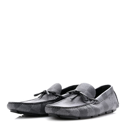 Louis Vuitton Damier Eclipse Driver Mocassin 10 Black 4 of 9