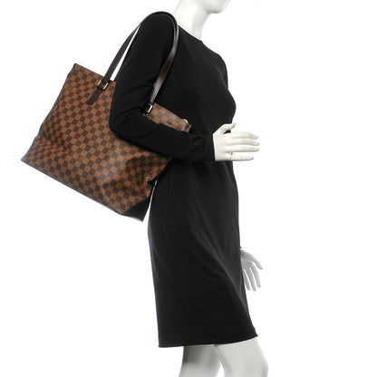 Louis Vuitton Damier Ebene Cabas Mezzo 2 of 12