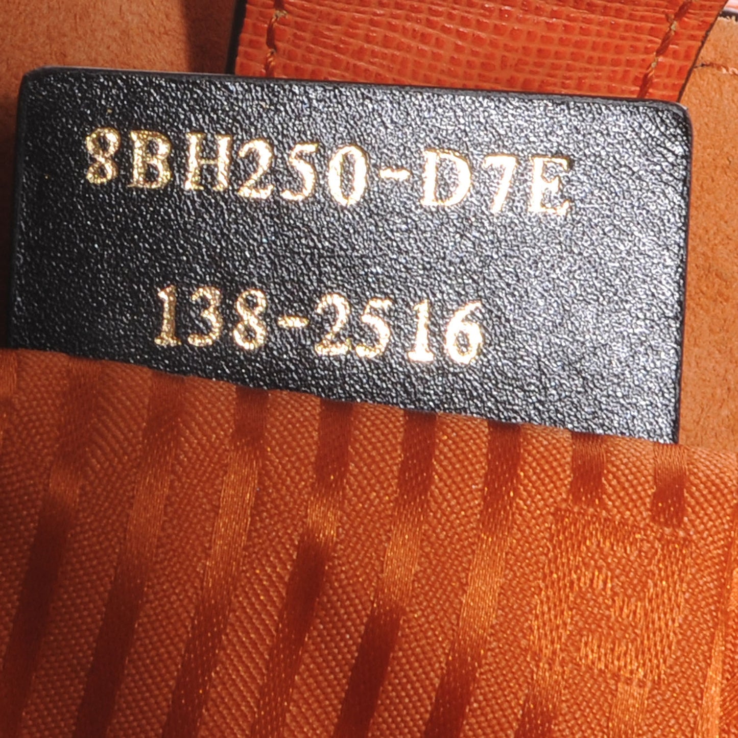 Vitello Elite Regular 2Jours Tote Arancio