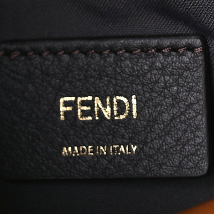 Fendi Vitello King Tamponato Logo Embossed Medium Wallet On Chain  Cuoio 5 of 7