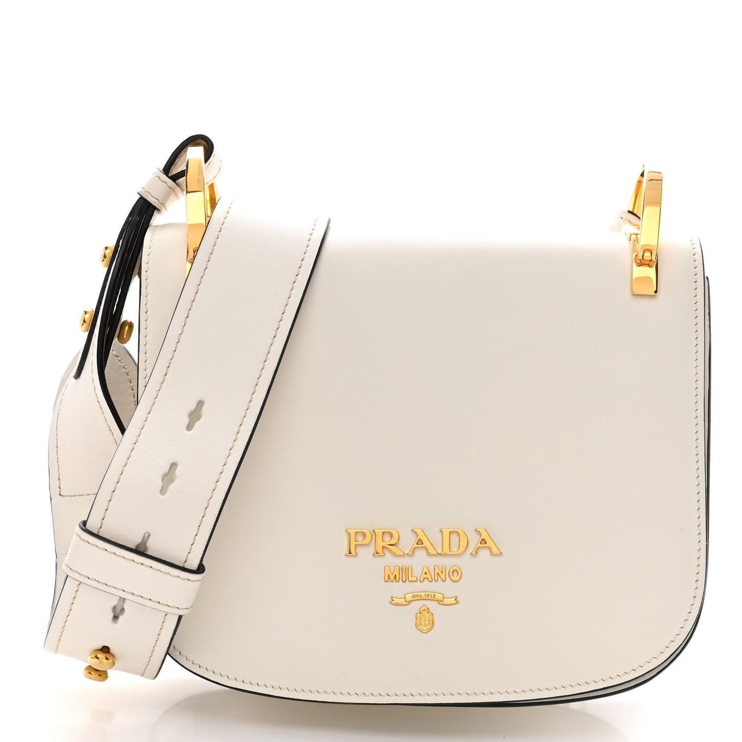 City Calf Pionniere Saddle Bag White