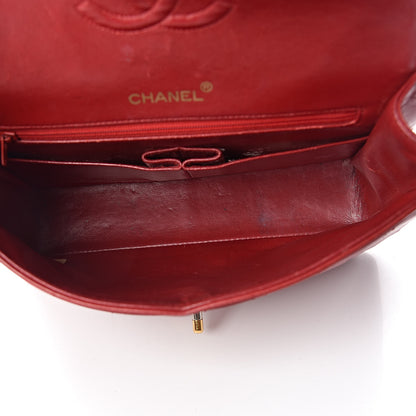 Chanel Lambskin Quilted Medium Double Flap Red 5 of 13