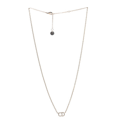 Christian Dior Metal Crystal Clair D Lune Necklace Gold 2 of 5