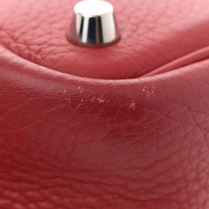 Hermes Taurillon Clemence Picotin Lock 18 PM Rubis 10 of 14