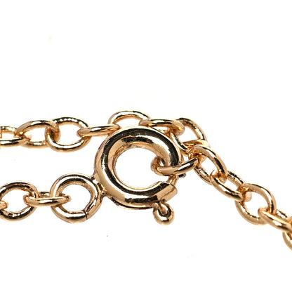 Fendi Metal Baguette Necklace Gold 3 of 5