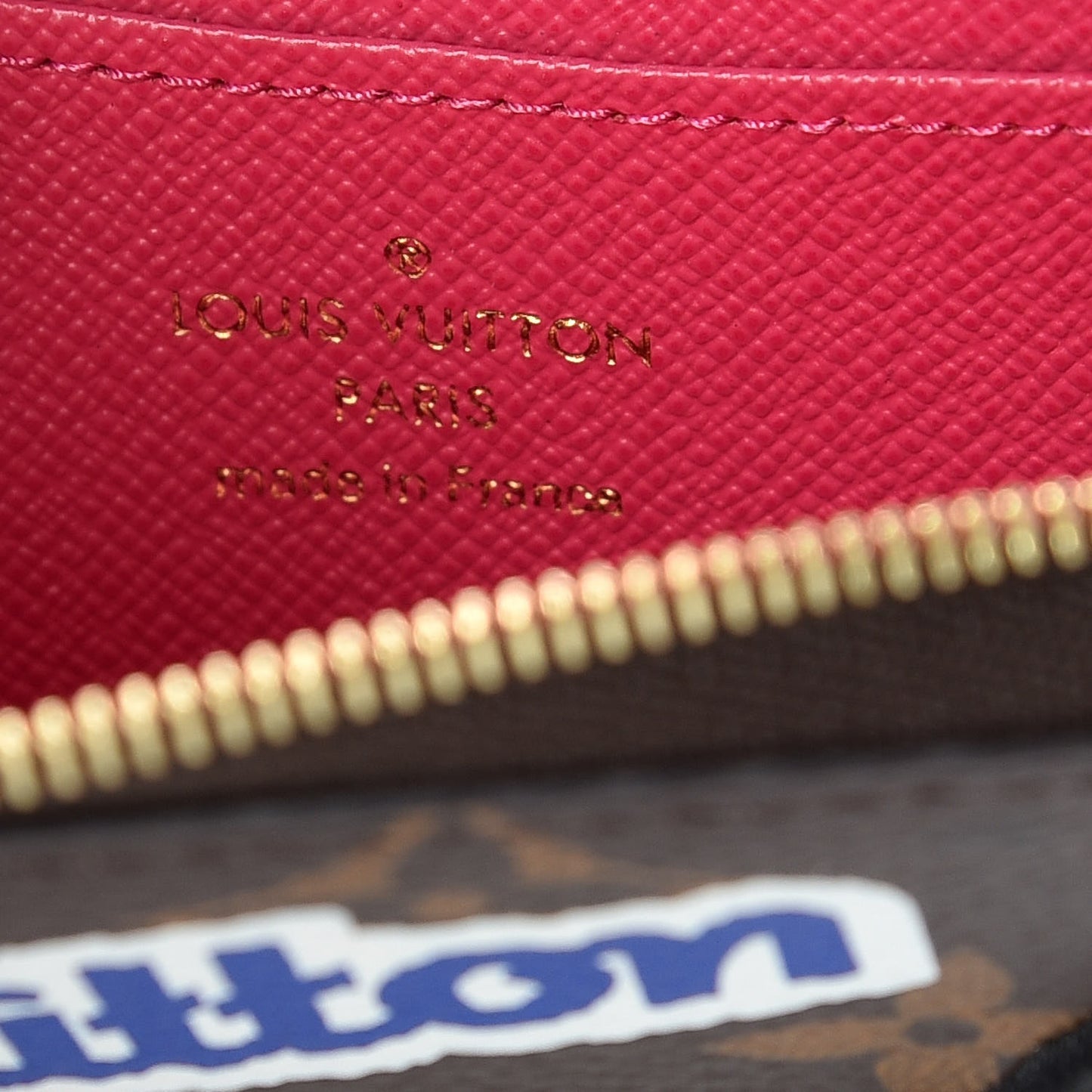 Monogram Travel Stickers Zippy Coin Purse