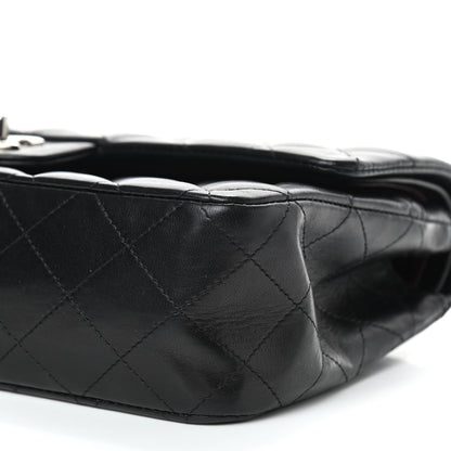 Chanel Lambskin Quilted Medium Double Flap Black 6 of 8
