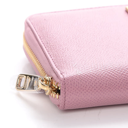 Dolce & Gabbana Dauphine Zip Around Wallet Pink 8 of 10