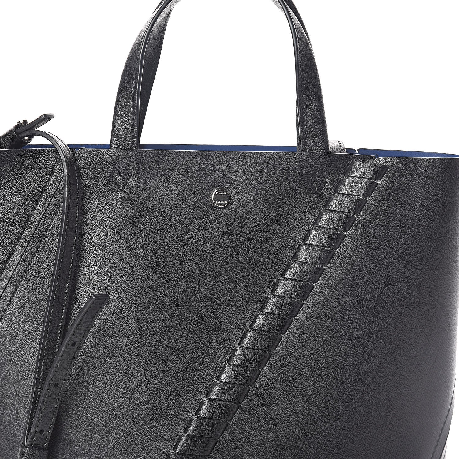 Proenza Schouler Calfskin Hex Tote Black 7 of 9