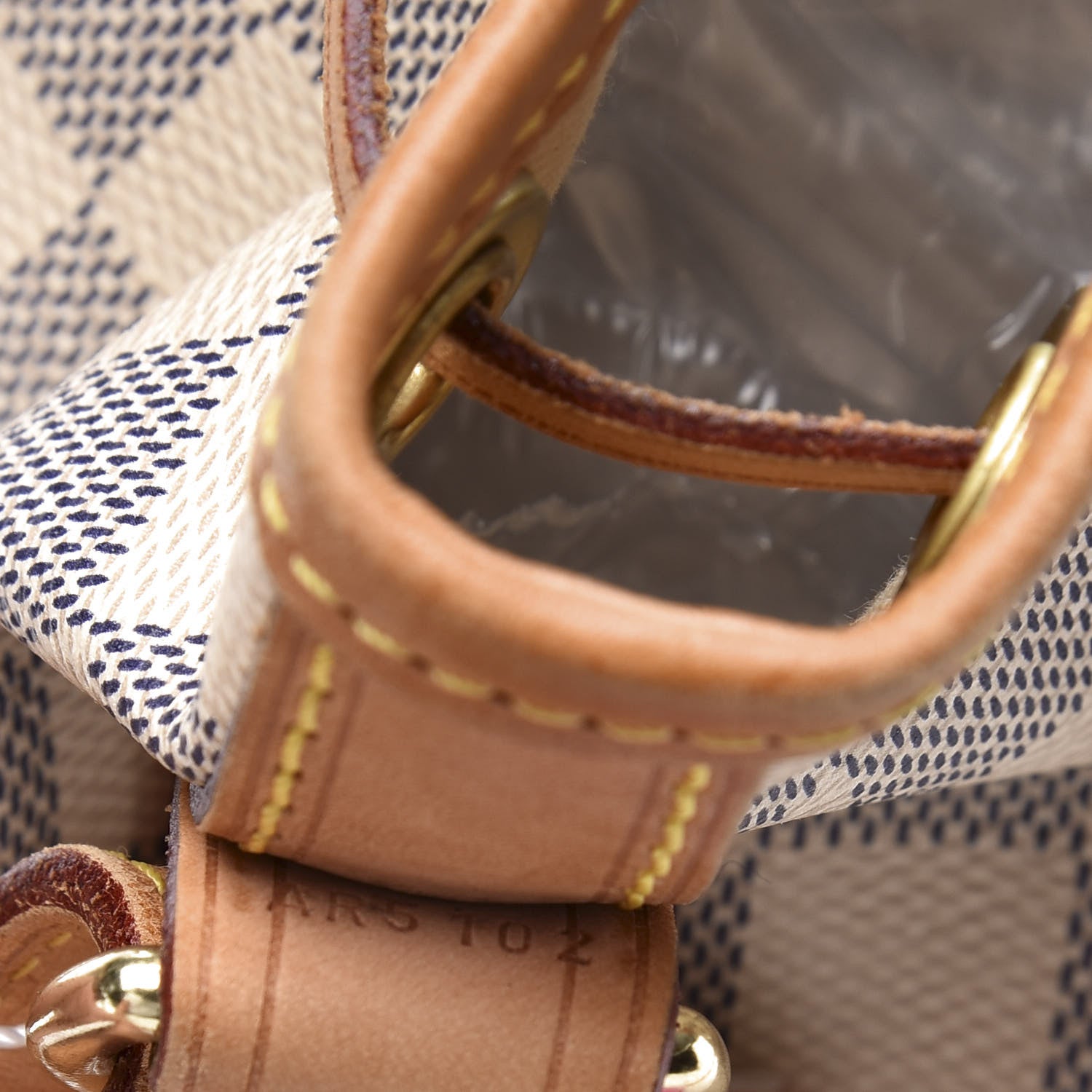 Louis Vuitton Damier Azur Noe BB 8 of 13