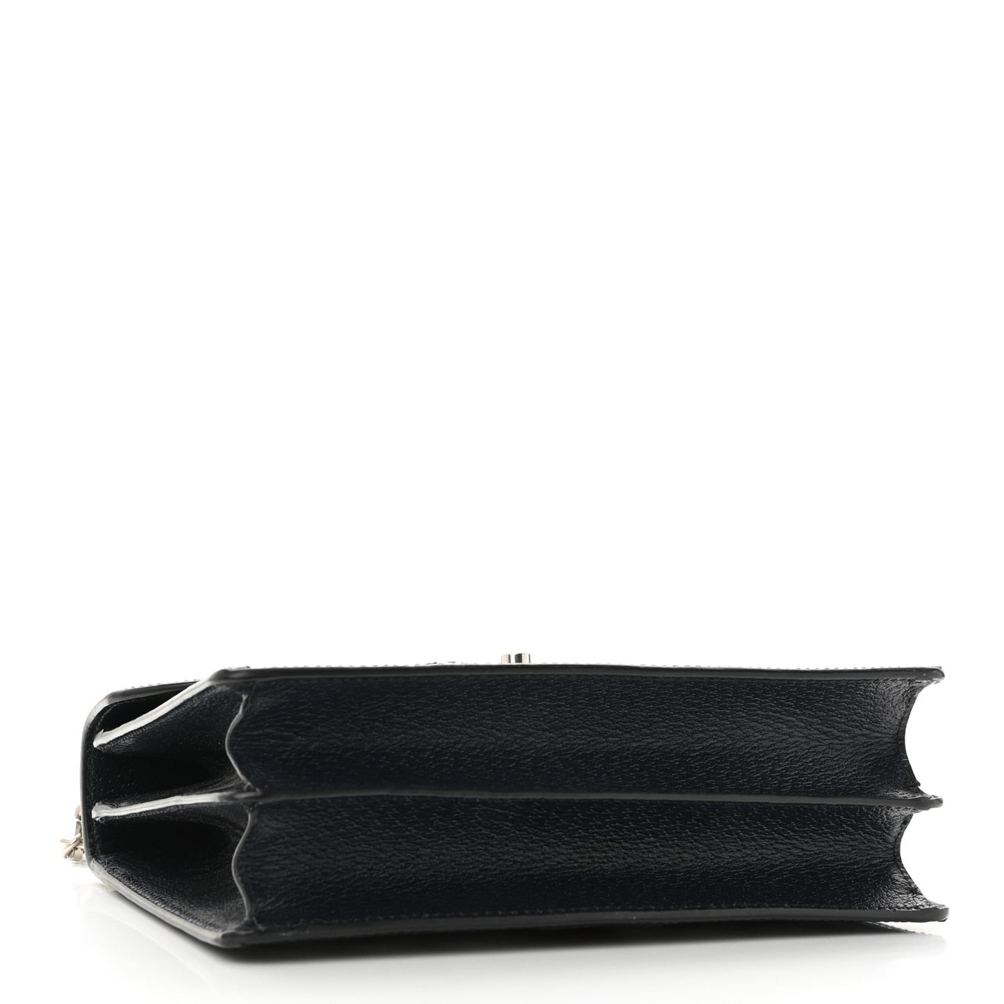 GG Supreme Monogram Textured Dollar Calfskin Web Small Ophidia Padlock Top Handle Bag Beige Blue