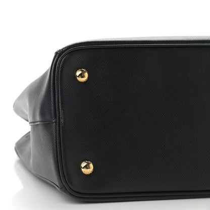 Prada Saffiano Lux Medium Tote Black 9 of 11