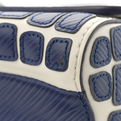 Louis Vuitton Epi Savane Twist Shoulder Bag MM Blue 10 of 10