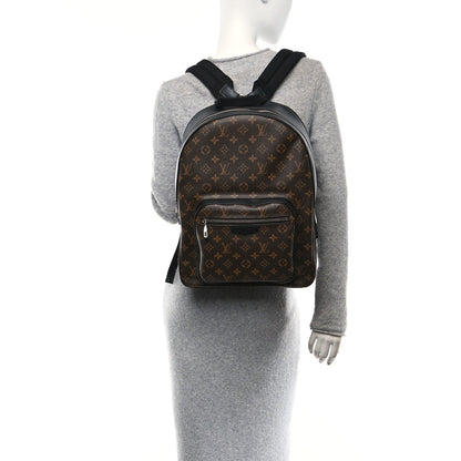 Louis Vuitton Monogram Macassar Josh NM Backpack 2 of 7