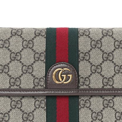 Gucci GG Supreme Monogram Web Small Ophidia Belt Bag  Brown 6 of 7