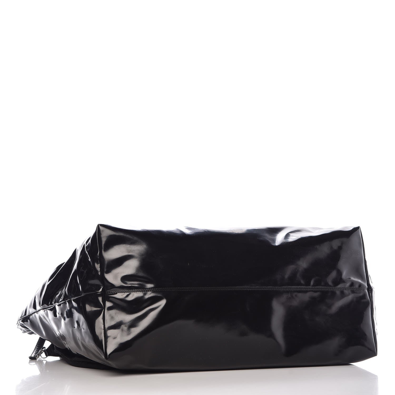 Chanel Vinyl XL Coco Cabas Black 5 of 11