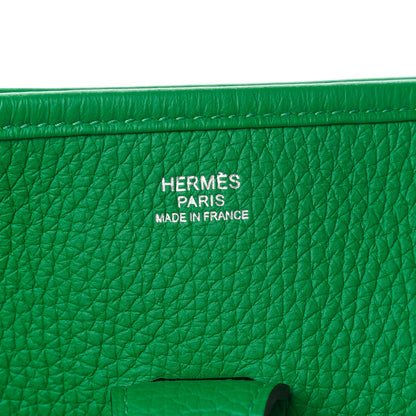 Hermes Taurillon Clemence Evelyne III GM Bambou 5 of 10