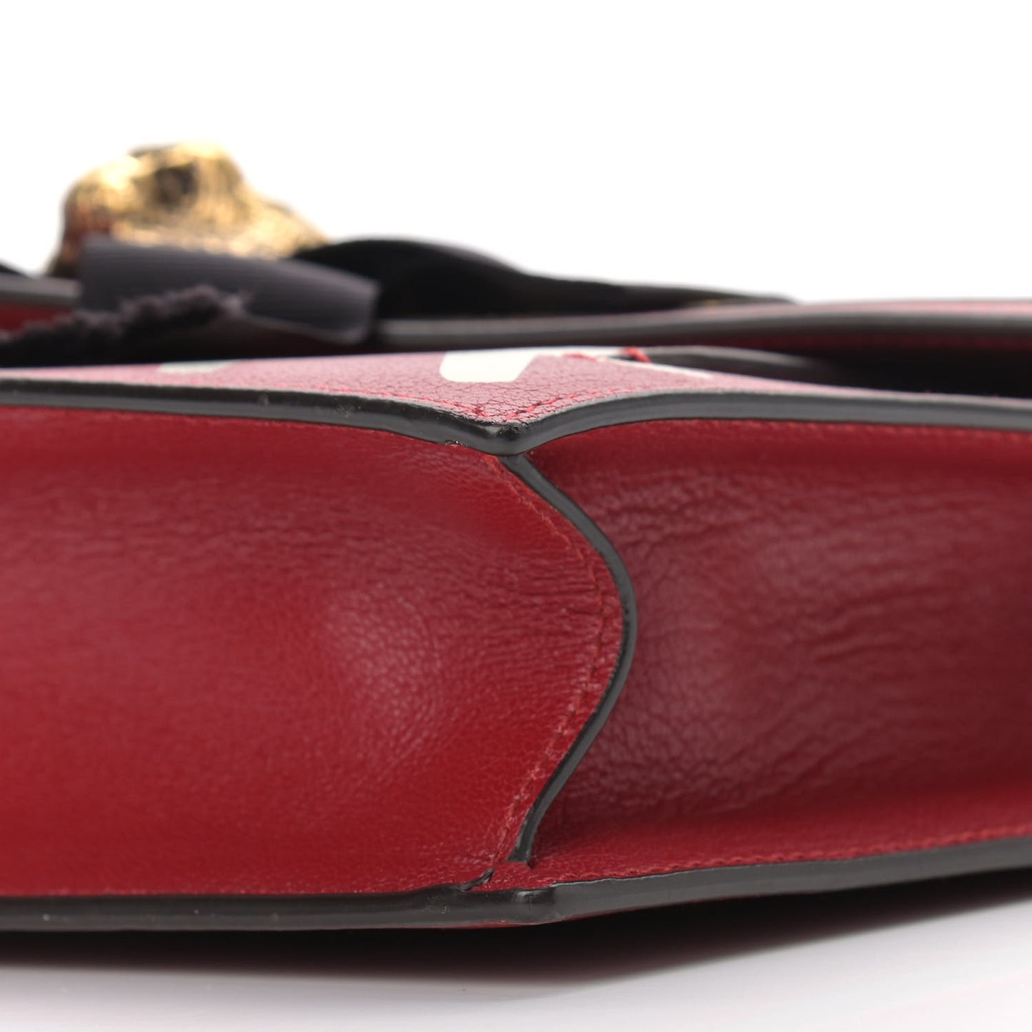 Calfskin Osiride Future Top Handle Bag Red