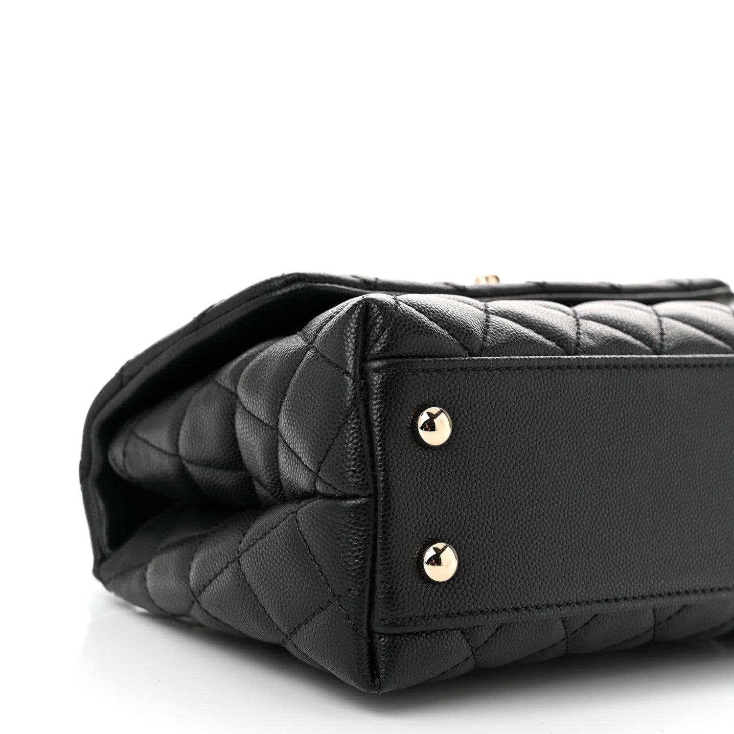Chanel Caviar Quilted Mini Coco Handle Flap Black 9 of 10