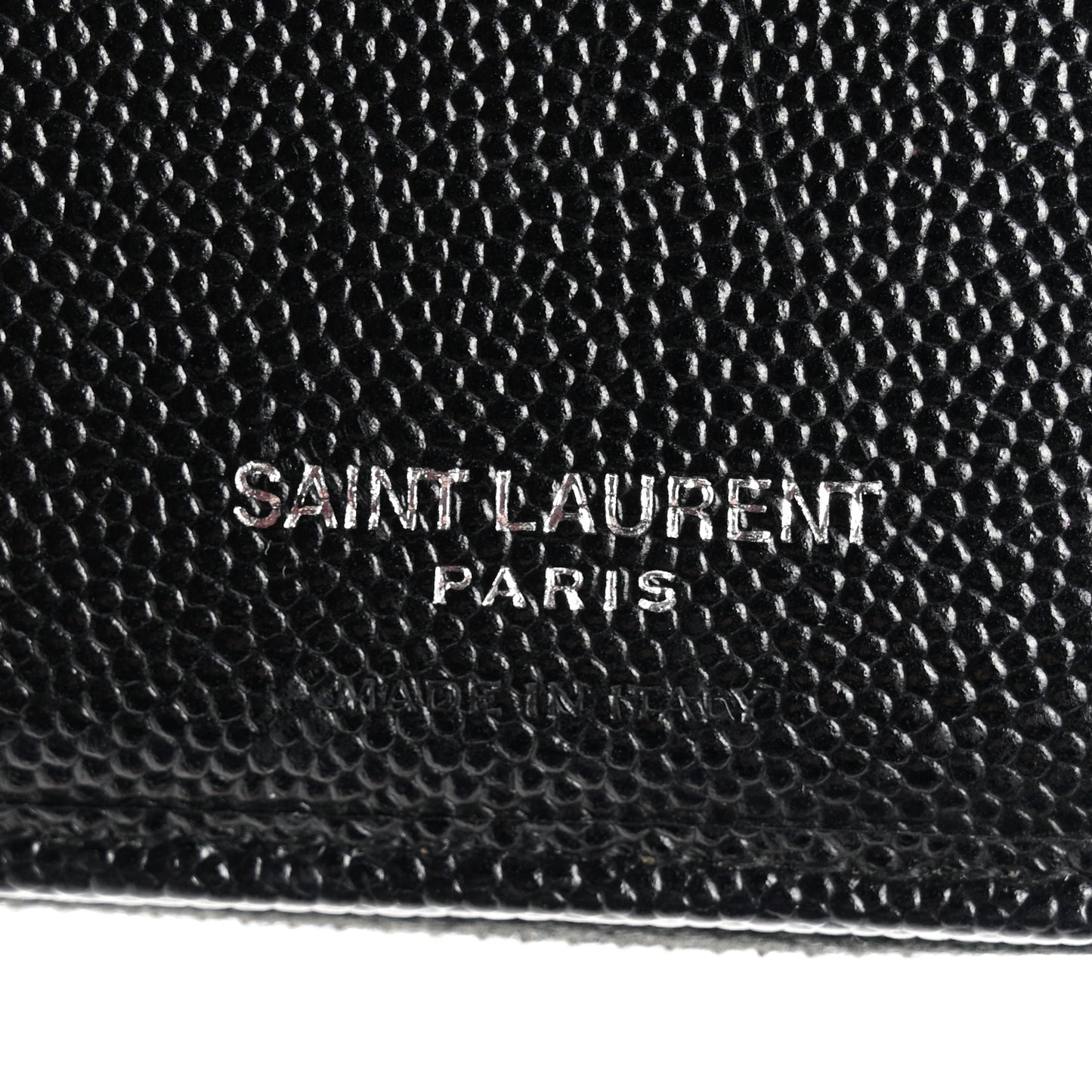 Grain De Poudre Matelasse Chevron Monogram Compact Zip Around Wallet Black