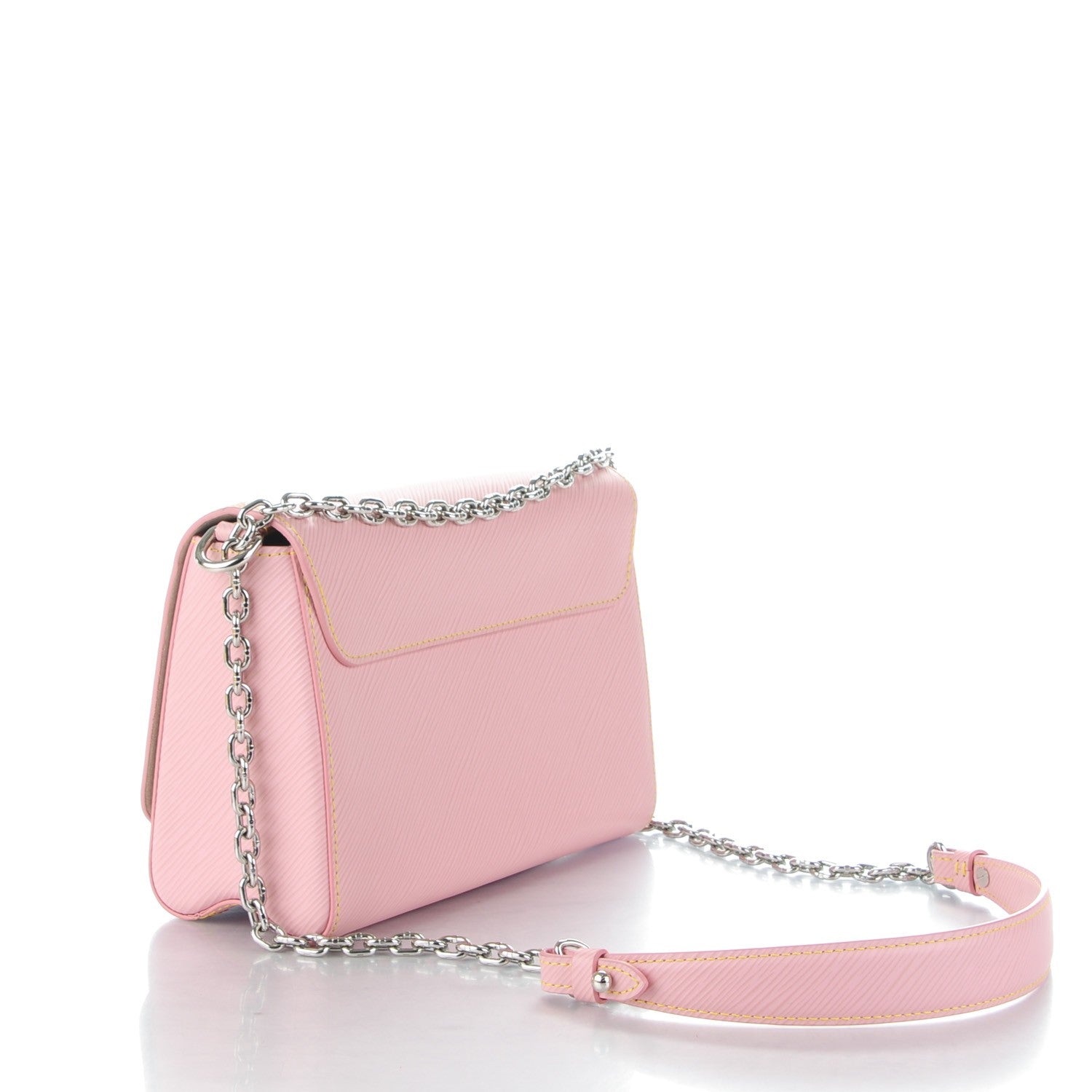 Louis Vuitton Epi Twist Shoulder Bag MM Rose Ballerine 3 of 10