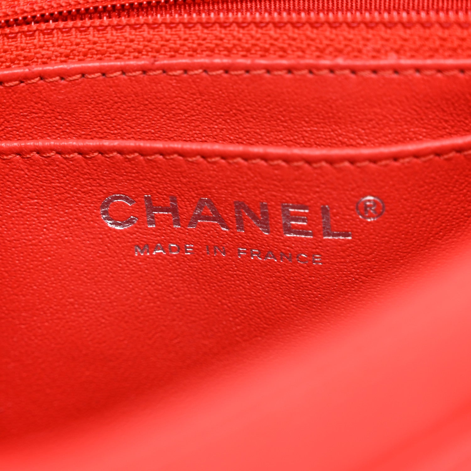 Chanel Lambskin Quilted Small Geometric Flap Red 6 of 14