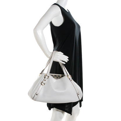 Gucci Calfskin Medium Abbey Shoulder Bag White 2 of 8