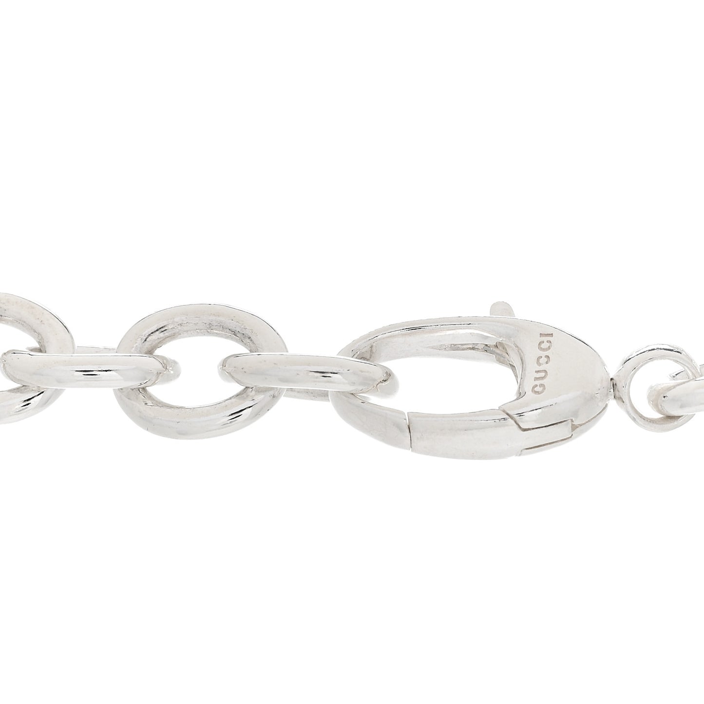 Sterling Silver G Heart Charm Link Bracelet