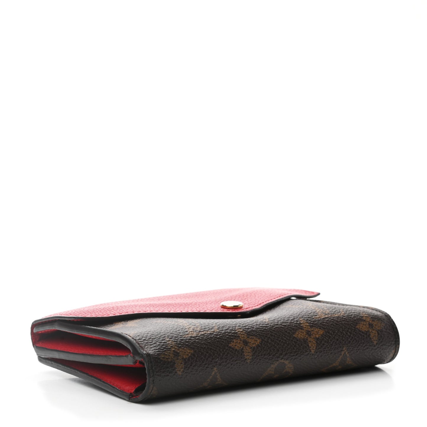 Monogram Pallas Compact Wallet Cherry
