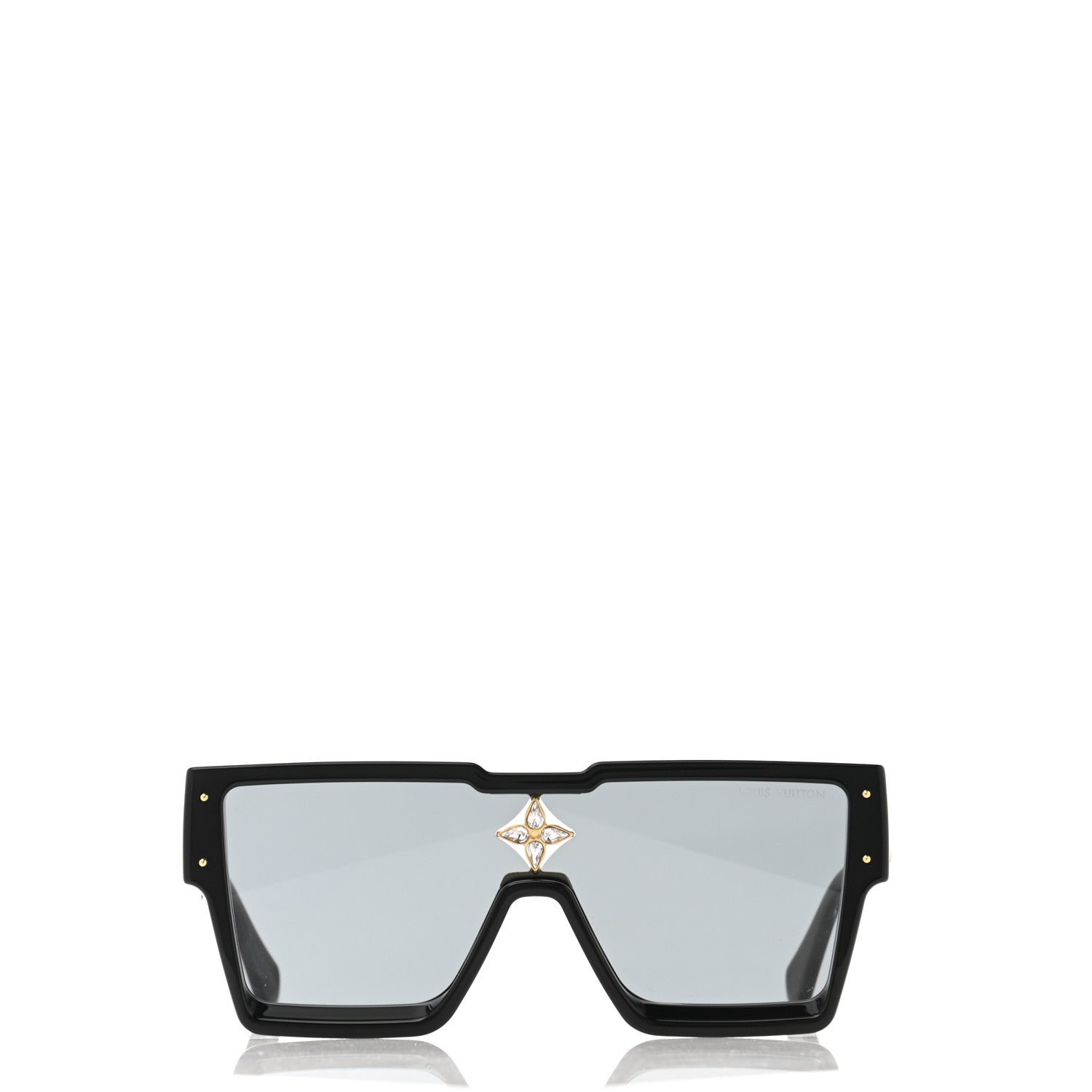 Louis Vuitton Acetate Cyclone Sunglasses Z1578E Black 2 of 9