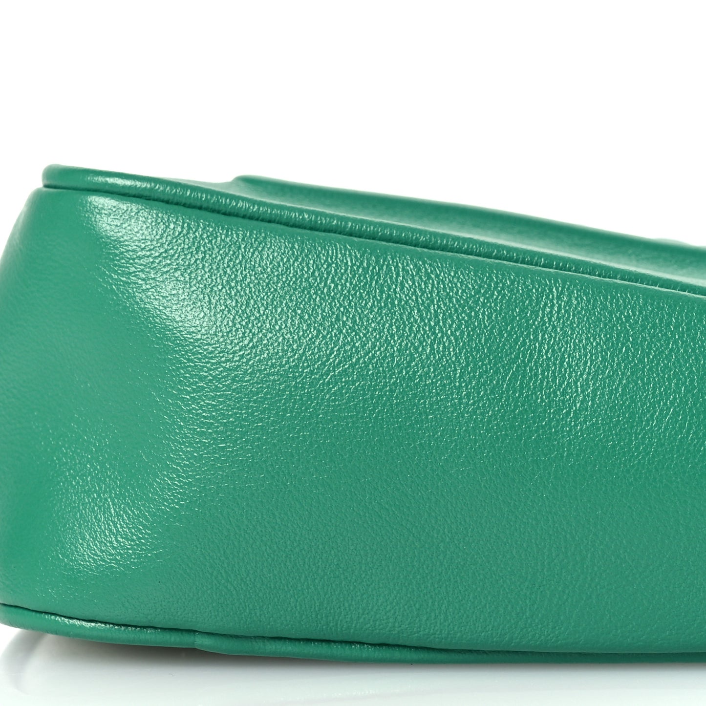 Grace Lux Triangle Logo Embossed Mini Triangle Bag Mango